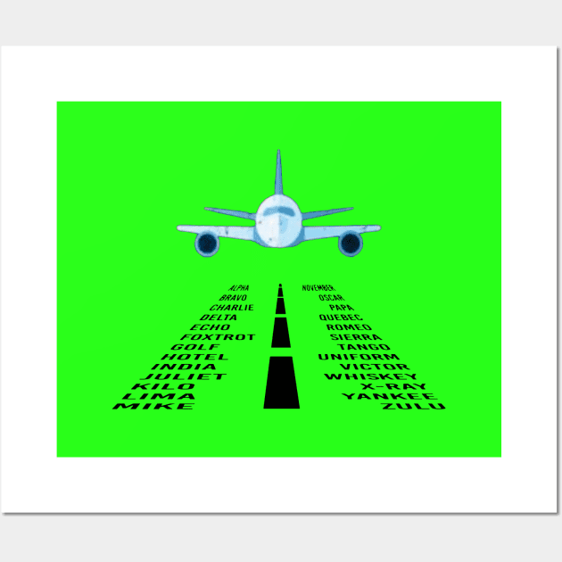 Pilot Phonetic Wall Art by elaerwina